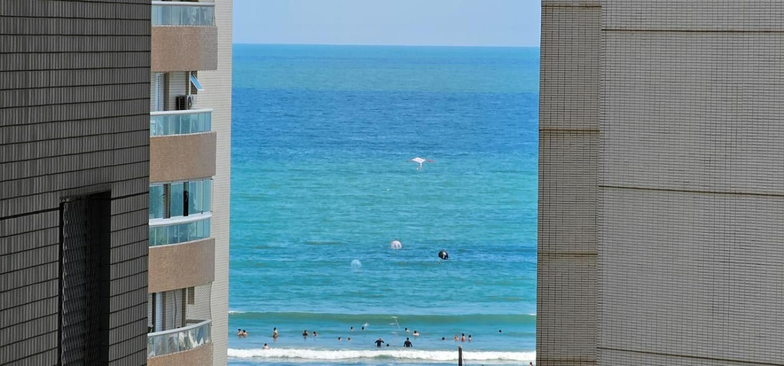 A Melhor Localizacao Da Praia Grande/Sp Esterno foto